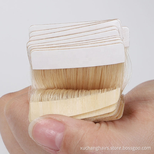 Luxurious Double Drawn Tape Extensions: Raw Indian Elegance